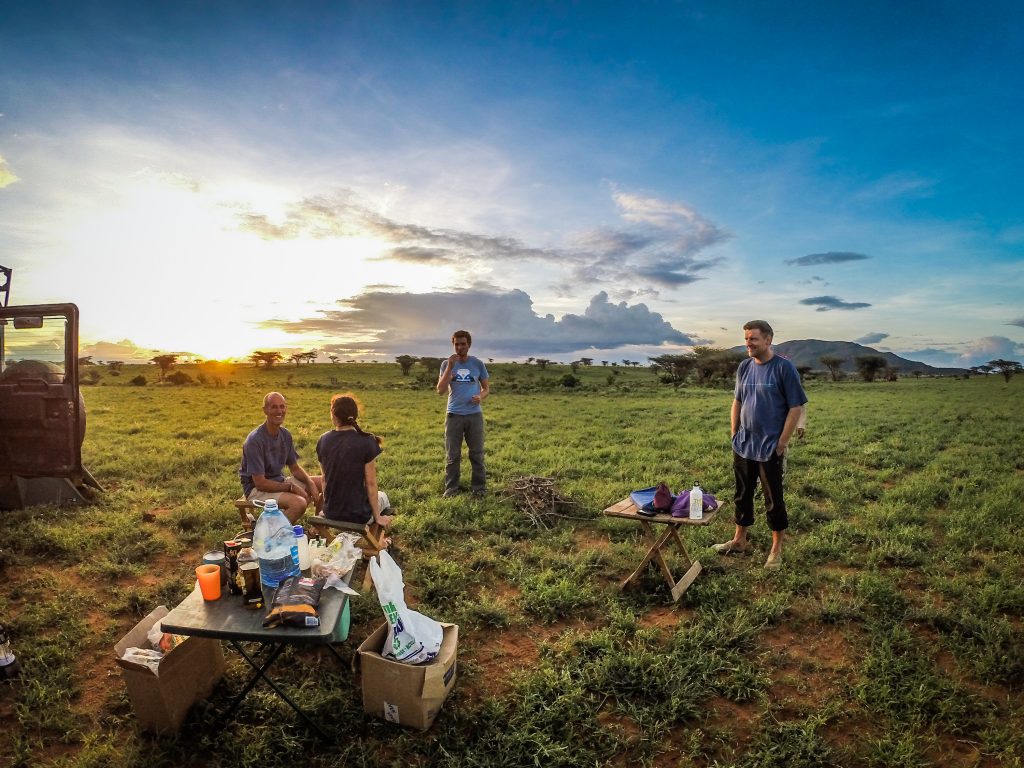 MCK members camping near Shaba. Credit: Helen Kinuthia